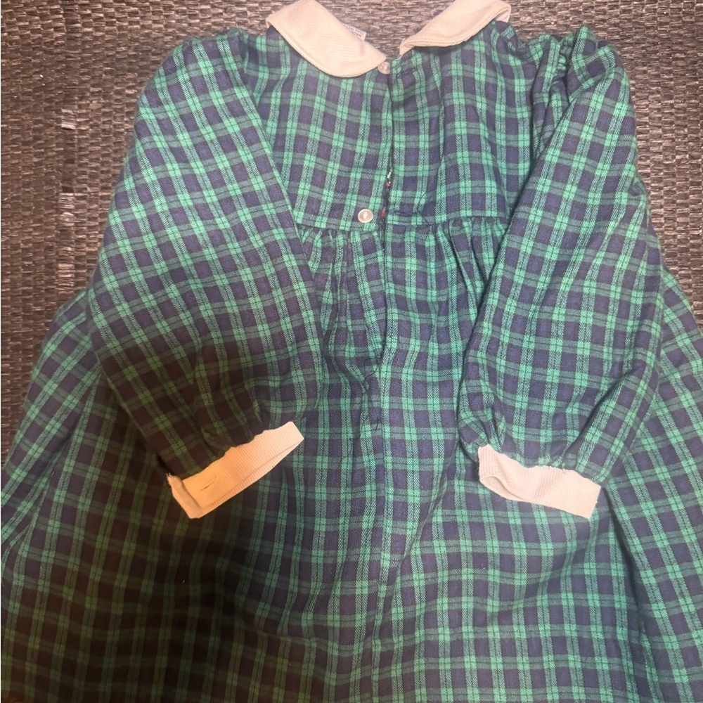 Freitag Green Plaid Dress with Strawberries - Picture 7 of 7